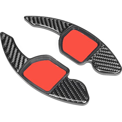 Paire de palettes de changement de vitesse en fibre de carbone pour volant, compatible Audi A3 A4L 2013-2016 (1/3)