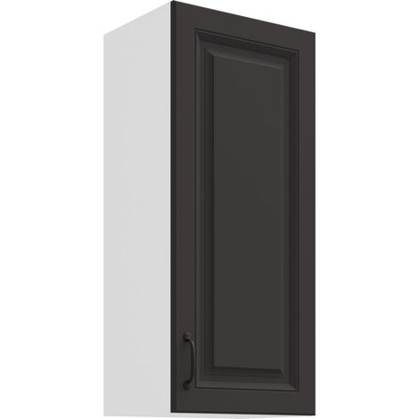 Hängeschrank 40 cm Stilo Grau Küchenzeile Küchenblock Küche Landhaus Höhe 90 cm (1/4)