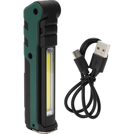 Lampe LED USB pliable portable magnétique pour réparation auto éclairage d'urgence. (1/5)