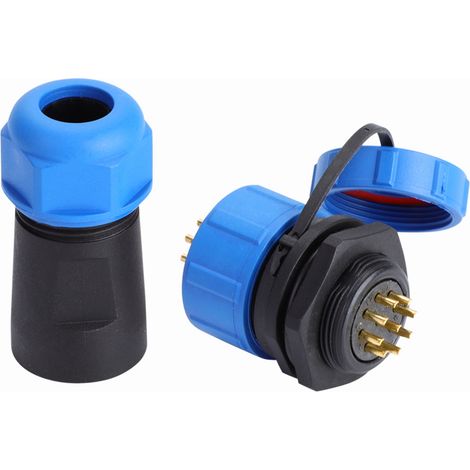 IP68 SP21 7-poliger wasserdichter Kunststoff-Luftfahrtstecker (9-polig) (1/5)