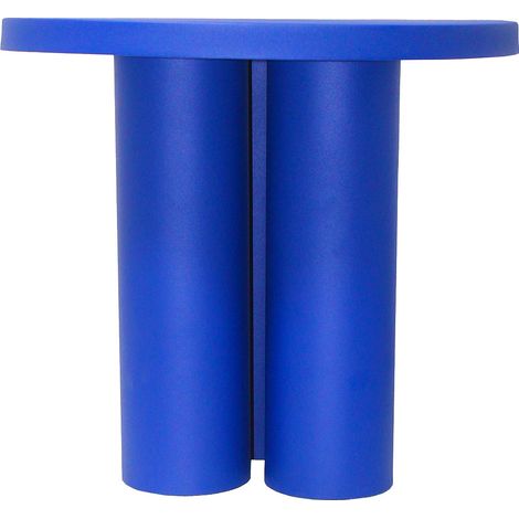 Table d'appoint en métal - Bleu - TANIYA
