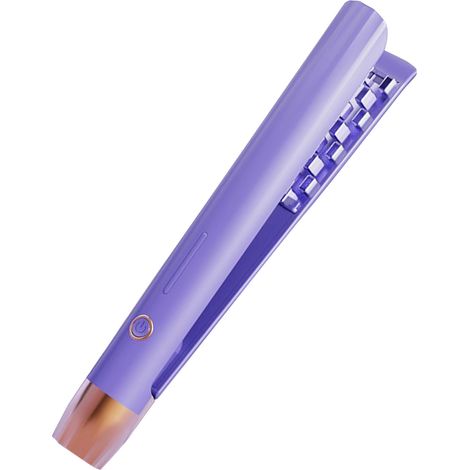 Mini fer à friser à chauffage rapide, volume garanti, pour tous types de cheveux, 220 V, violet (1/5)