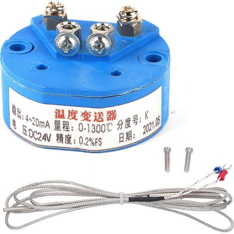 Temperaturfühler-Transmitter Thermoelement Typ K Elektronische Bauteile SBWR DC 24V