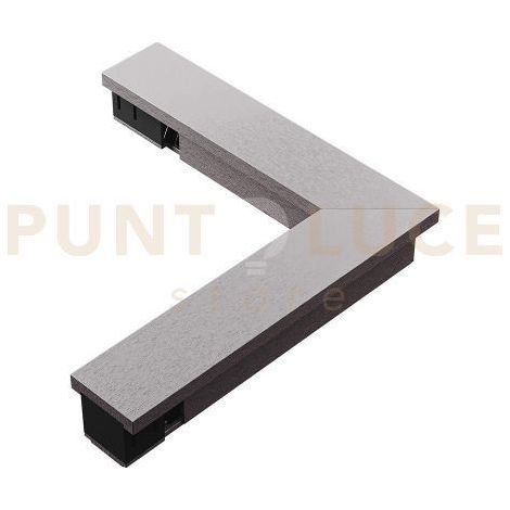 GBIC34 CONNETTORE ANGOLARE ELETTRICO A 90° BINARIO 48V INCASSO-SUPERFICIE BLACK NICKEL