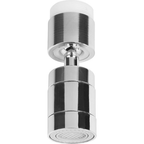 Aérateur pivotant pour robinet (M22x1 et M24x1), chrome/plastique (1/2)