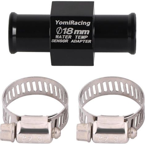 GARRYFIZH Adaptateur de capteur de température d'eau pour tuyau de moto, raccord 18 mm (1/5)