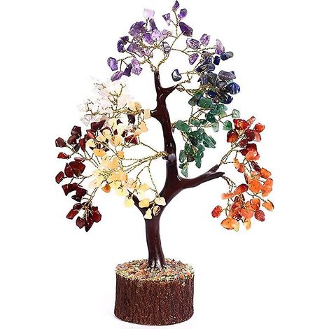Arbre à trésors en cristal Reiki des sept chakras, symbole de chance, de richesse et de prospérité, décoration Feng Shui, cadeau spirituel (1/5)