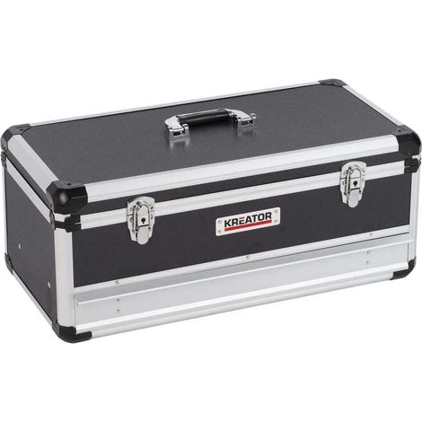 Werkzeugkasten kreator krt640603b Aluminium 62x30 cm abschließbar