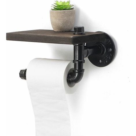 Porte-tuyau d'eau en fer forgé porte-serviettes en papier 2 (1/5)