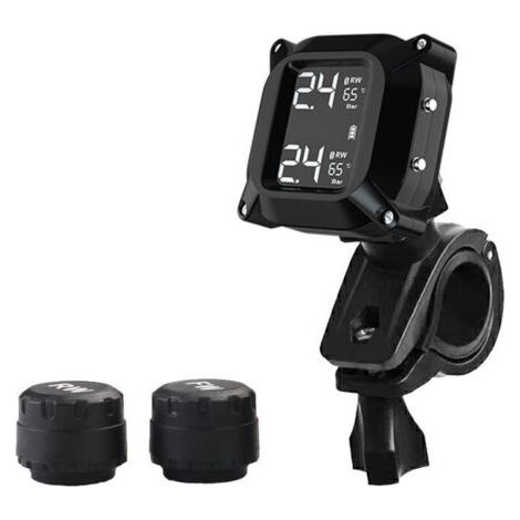 BUNTHAUS Motorcycle TPMS Moto Système de Surveillance de la Pression des pneus avec 2 capteurs externes Écran LCD Système d'alarme de Voiture Anti-Off et étanche à l'eau (1/5)