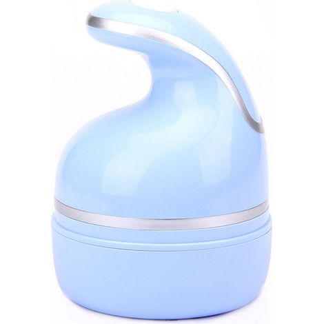 Masseur électrique bleu pour animaux de compagnie (chats et chiens) - Massage 3D de la tête - Masseur de tête pour chat - Rechargeable (1/2)