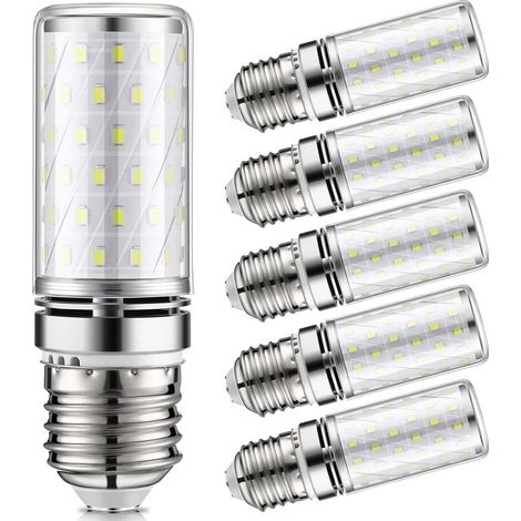 Ampoule LED E27 Blanc Froid 6000K, 12W 1200LM Ampoules Équivalent 120W Lampe à incandescence, Sans scintillement, Économie d'énergie, Mais E27 LED, Non-dimmable, AC 220-240V, Lot de 6 [Classe énergéti (1/5)