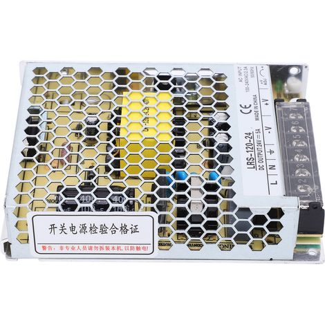 BERM@ (Authorized) 120W Switching Power Supply, LED Power Supply, Medical Power Supply, 85264VAC, LRS-120-24 (1/5)