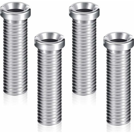 ZVD-4 Vis de Panier d'Évier 45 mm Vis de Bonde en Acier Inoxydable Accessoires de Fixation Vis de Boulon d'Évier Vis de Bouchon de Crépine de Panier d'Évier pour Cuisine Lavabo (1/4)