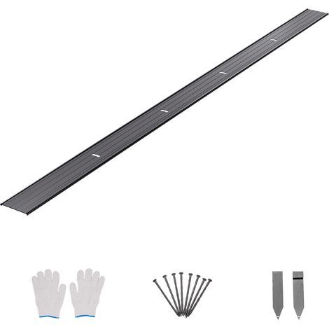 Mophorn 8 - 72er-Pack - in rostbeständiger Landschaftseinfassung aus Aluminiumlegierung, biegsame Garteneinfassung, robuster Rasenkantenzaun für Blumenbeet, Hof und Gehweg