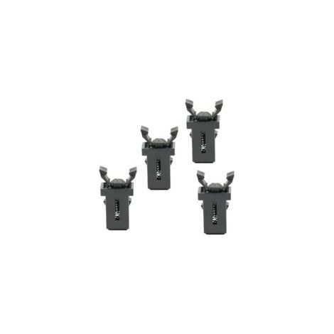 Convient pour un ensemble de 4 étuis de rechange pour lunettes de soleil de voiture avec loquets de console montés sur le dessus, compatible avec la plupart des étuis de rangement FK. (1/2)