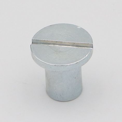 Ecrou Tête Plate Fendue 20X20 M10 Acier zingué-1 pièce (1/2)