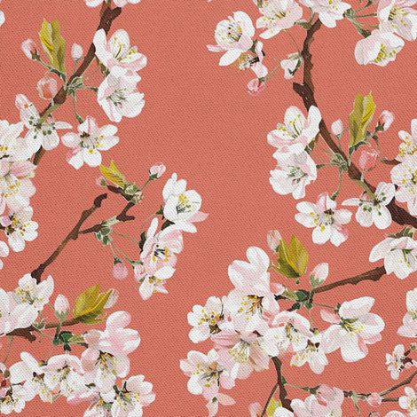 Tela decorativa para exteriores Oxford - Motivo primaveral I DX7557 (1/5)