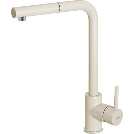 Elleci Trail Plus. Tipo di beccuccio: Estraibile, Colore del prodotto: Bianco, Materiale del rubinetto: Granitek. Altezza sopra la superficie di fissaggio (max): 33 cm, Distanza tra foro... - MGKTRP62