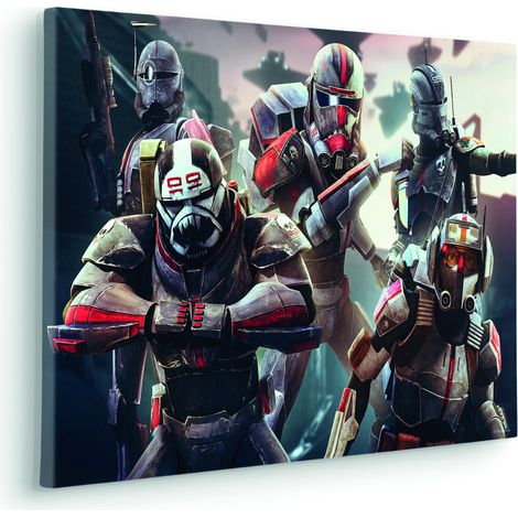 Tableau mural Star Wars Bad Batch Ready to Fight 40x60 cm (1/5)