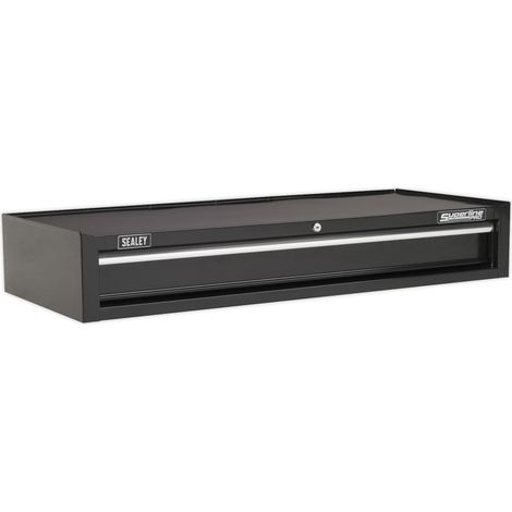 Sealey Mid-Box 1 Drawer with Ball-Bearing Slides Heavy-Duty- Black AP41119B