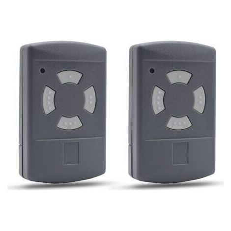 Télécommande Compatible pour Porte de Garage HORMANN 40,685MHz HSE2 HSM4 HSM2 HSE4 HS2 HS4 Bouton Gris (Lot de 2) (1/5)