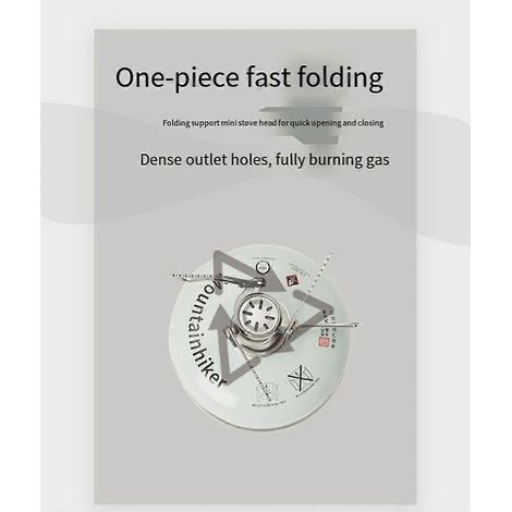 Mini four de poche pour pique-nique, réchaud à gaz avec brûleur intégré - (1/5)