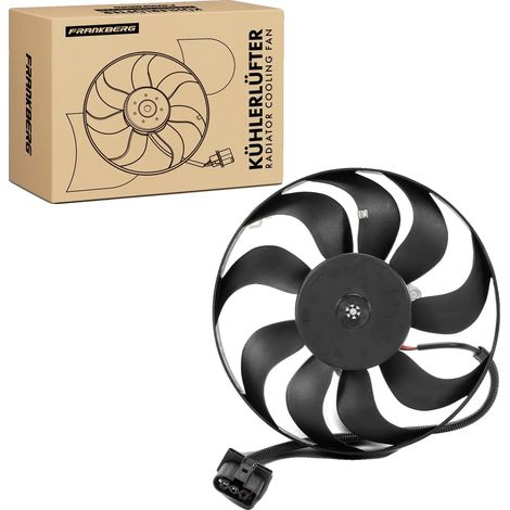 Ventola di raffreddamento del motore, diametro 293,5 mm, tensione 12 V, potenza nominale 72 W, numero di pale 9, compatibilità con marchi automobilistici europei (1/5)
