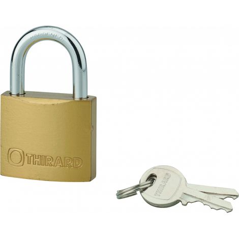 Lucchetto TYPE 1 arco in acciaio con 2 chiavi UNIKEY a chiave uguale THIRARD