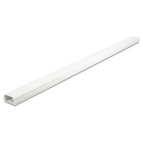 DeLOCK Canalina per cavi bianca 1 m in PVC autoadesiva (1/3)