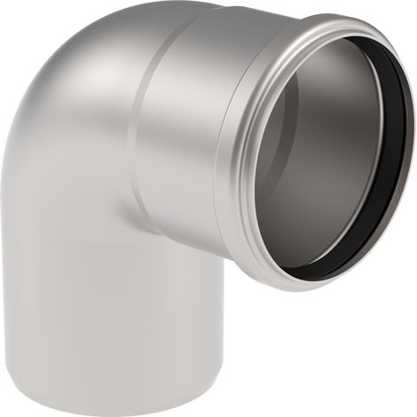 BLÜCHER EuroPipe 87.5Gr.Rohrbogen 1.4301, 82 mm