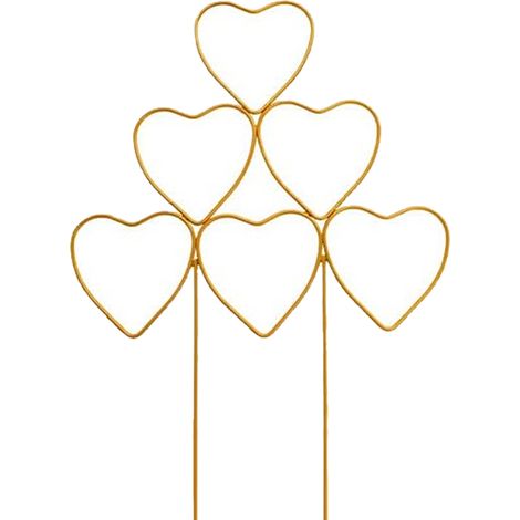 1 support pour plantes grimpantes, métallique, noir, 35,3 × 27,6 × 2,5 cm, pour intérieur et extérieur, adapté aux lierres et fleurs grimpantes (1/5)