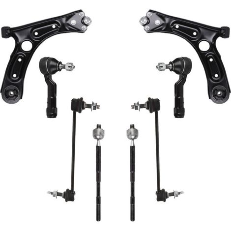 KIT BRACCIO OSCILLANTE 8 PEZZI COMPATIBILE CON HYUNDAI KONA (OS, OSE, OSI) 1.6 CRDi Hyb / Kit Sospensione Completo OE/OEM / Bracci Oscillanti + Testine Sterzo / Sostituzione Diretta OEM