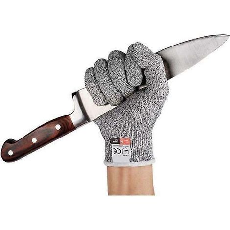 HT10371 - GANTS MÉNAGERS. Gants anti-coupures pour hommes femmes et enfants. 1 paire. Niveau 5 HPPE. Gants de sécurité résistants et durables. (1/4)