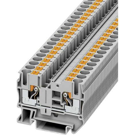 Phoenix Contact 3211813 Durchgangsklemme 8.2 mm Schnellanschluss  Grau 1 St.