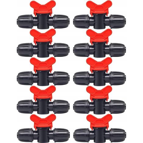 Steuerventile für 1/2"-Bewässerungsbänder - 10 Stück (1/4)