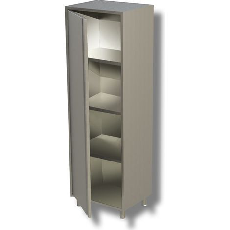 Armoire 1 porte battante + 3 etageres - Hauteur 1800 mm - Ristopro