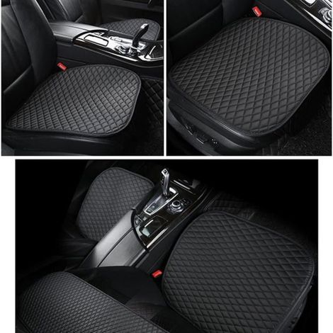 Housse De Siege Avant - Cuir Pu - Impermeable - Pour Voiture Camion Suv Fourgonnette - 2 Pieces (1/5)