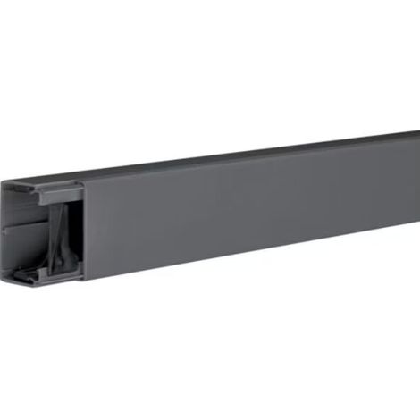 Goulotte électrique PVC 40x60mm noir 2m tehalit.LF Hager