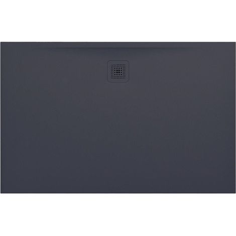 Receveur de douche LAUFEN PRO, rectangulaire, écoulement sur le côté long 1400 x 900 x 30 mm, gris clair LAUFEN