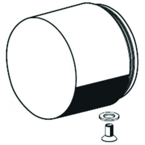 Bouchon VITUS pour robinet avec compartiment à piles, chromé