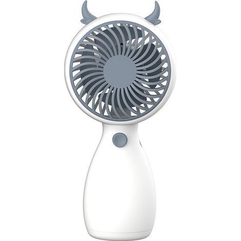 Tragbarer Taschenventilator, klein, Mini-USB-Ventilator mit Ständer, Cartoon-Design, ideal für Studenten (1/4)