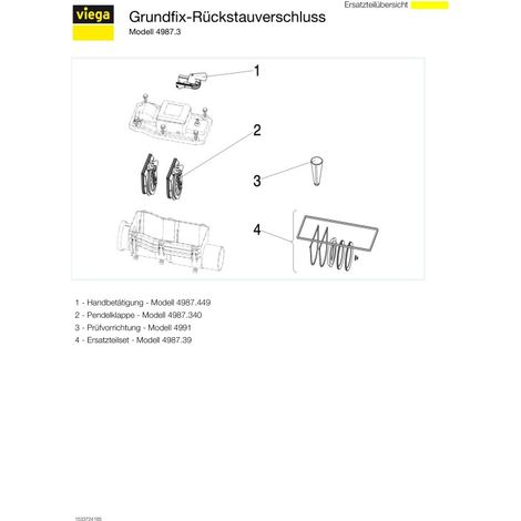 VIEGA 305376 clapet anti-refoulement Grundfix 4987.3 (1/5)