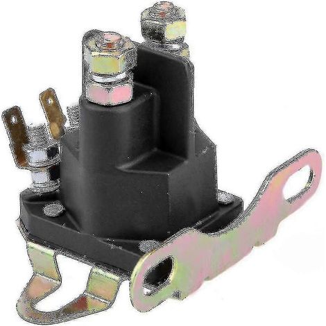 Relais électromagnétique de démarreur universel à 4 pôles compatible avec les moteurs Briggs & Stratton, adapté aux démarreurs et accessoires connexes pour moteurs, tondeuses marines, motos, etc. (1/5)