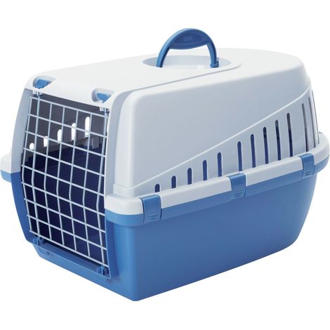 Cage de transport Trotters bleue Taille : S