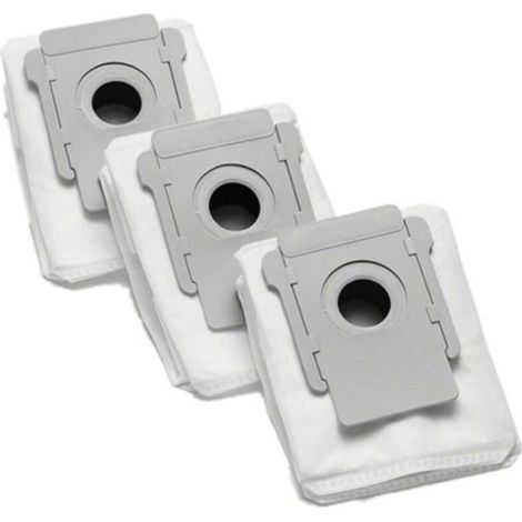 Sacs A Poussiere - Pour Robot Balayeur - Compatible Roomba I7+ E5 E6 J7 - Lot De 3 (1/4)
