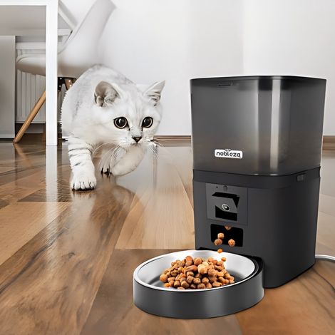 Gamelle Double Anti-Dérapante pour Chien et Chat