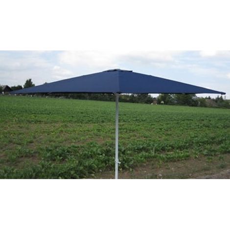 Marktschirm Sonnenschirm 300 cm blau Kurbel Gartenschirm Schirm Sonnenschutz (1/4)