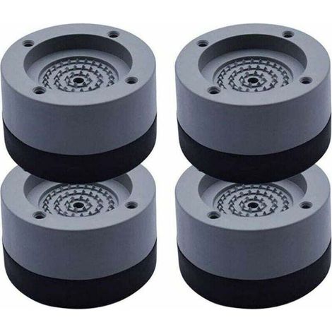 4Pcs Patins Anti Vibration Tampon Anti-vibration Lave Linge Universel Pieds Stabilisateur Piédestal pour Lave-Linge Réfrigérateur (1/4)