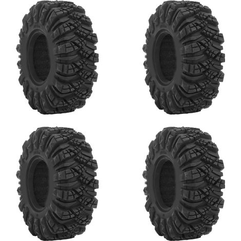 Satz mit 4 Ersatzreifen für RC-Crawler, 1,9 Zoll, aus Gummi, bieten außergewöhnlichen Grip, hohe Dämpfung und hohe Verschleißfestigkeit. (1/5)